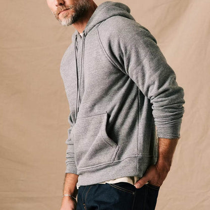 Medium Heather Grey Pullover Hoodie - CoreFlexInd