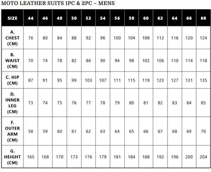 Two Piece Leather Motorcycle Suit - CoreFlexInd