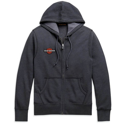 Men's Black Vintage Eagle Hoodie - CoreFlexInd