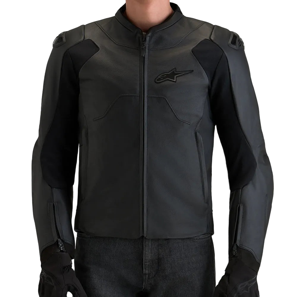 Men's Caliber V2 Leather Motorcycle Jacket