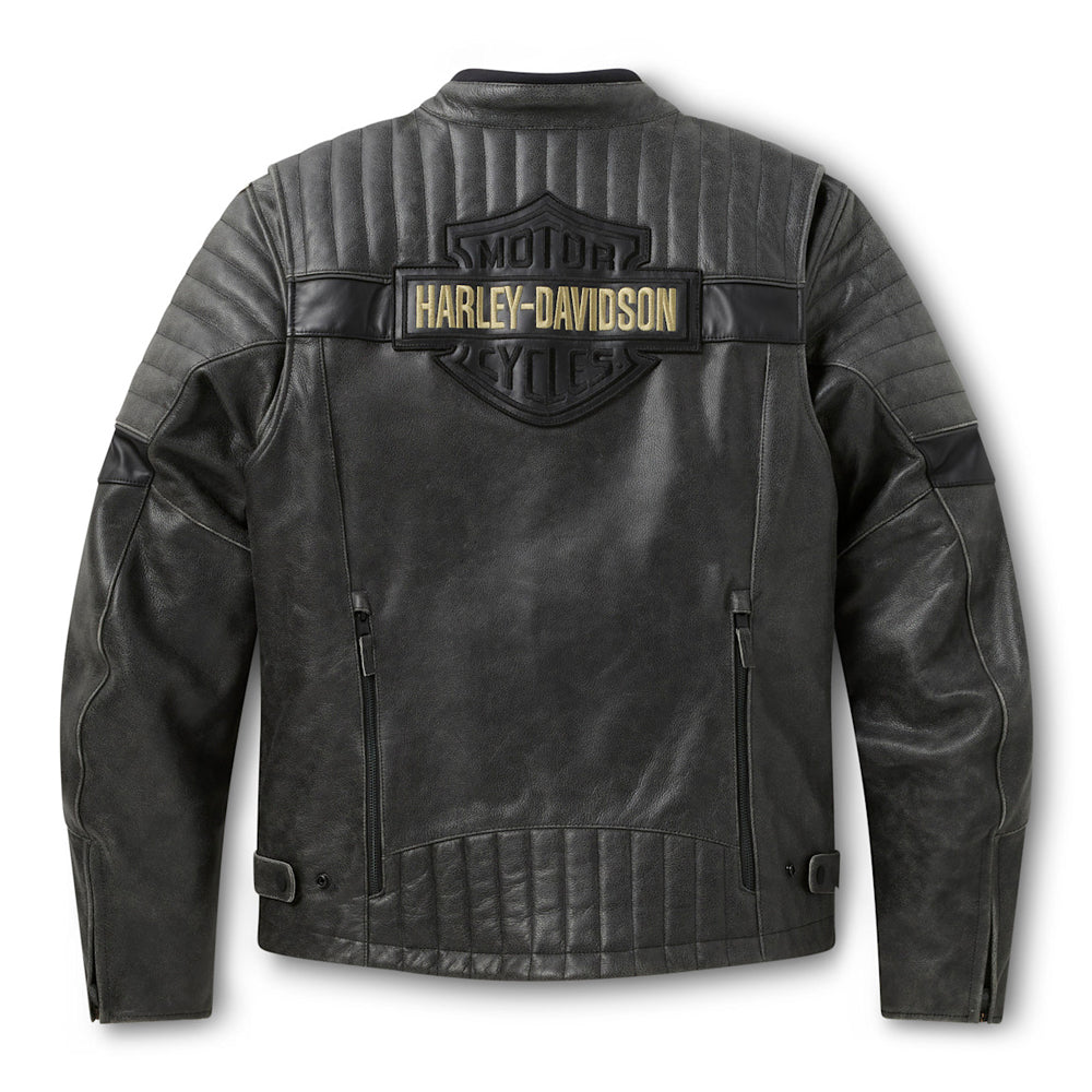 Men's H-D Passing Link III Leather Motorcycle Jacket