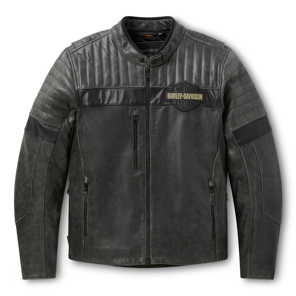 Men's H-D Passing Link III Leather Motorcycle Jacket