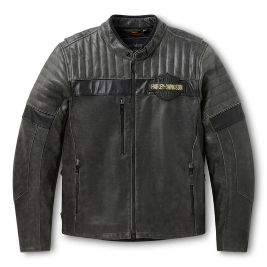 Men's H-D Passing Link III Leather Motorcycle Jacket