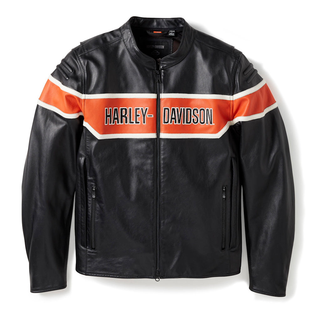 Men's H-D Trenton Leather Riding Jacket