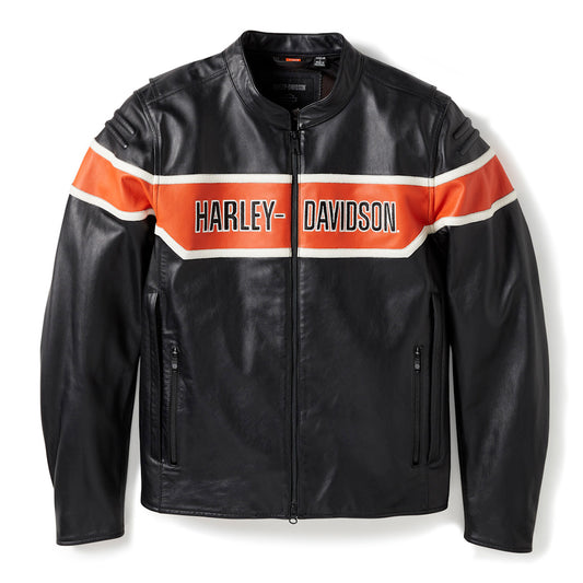 Men's H-D Trenton Leather Riding Jacket