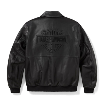 Men's HD A-2 Leather Flight Riding Jacket