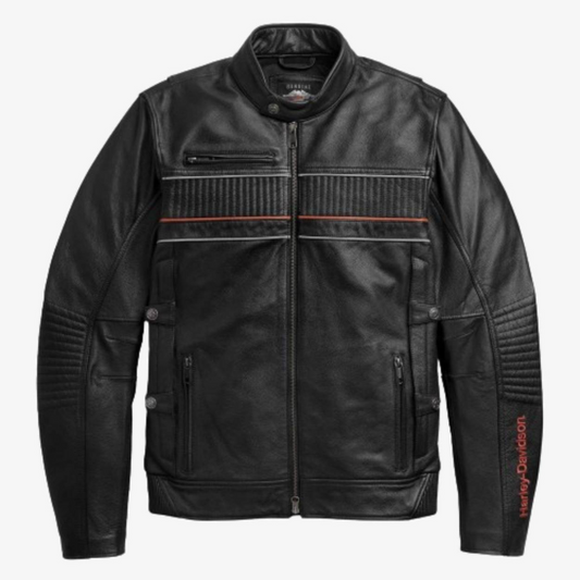 Men's Obsolete H-D Leather Jacket-1