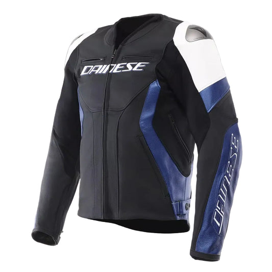 Men's Racing Leather Motorcycle Jacket – Sport Riding Edition