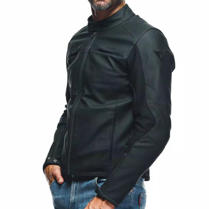 Men's Razon 2 Leather Motorcycle Jacket Urban Riding Gear