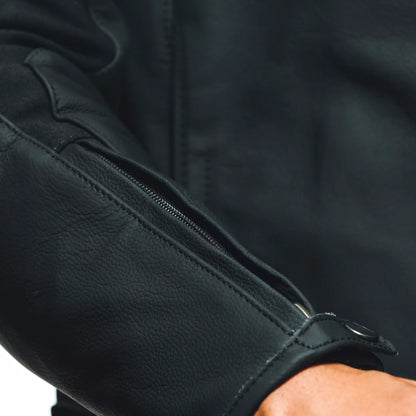 Men's Razon 2 Leather Motorcycle Jacket Urban Riding Gear