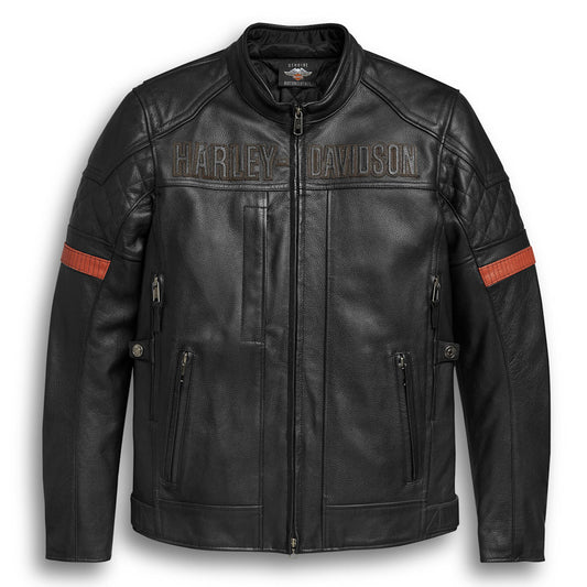 Seaicéad Leathair Triple Vent Vanocker HD d'Fhir