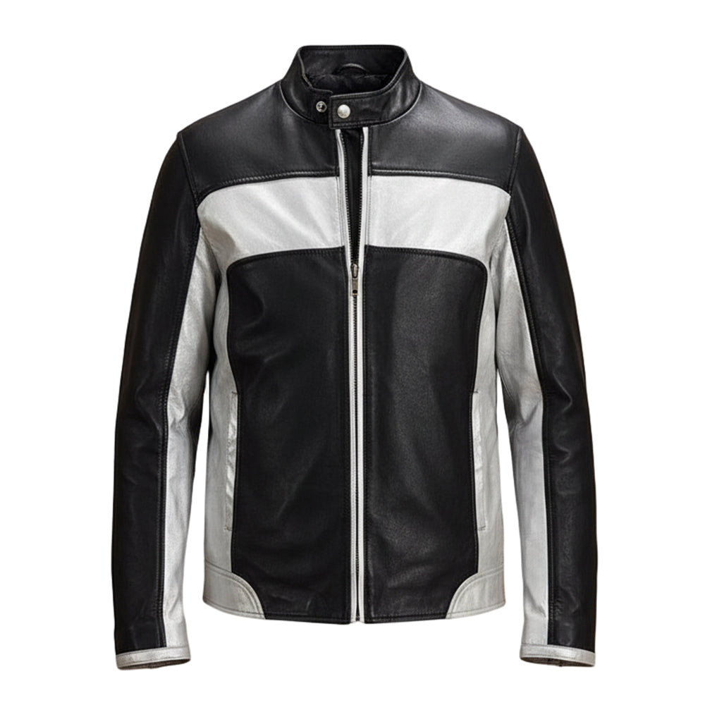 MensRandolfSilverBlackLeatherBikerJacket-coreflexind