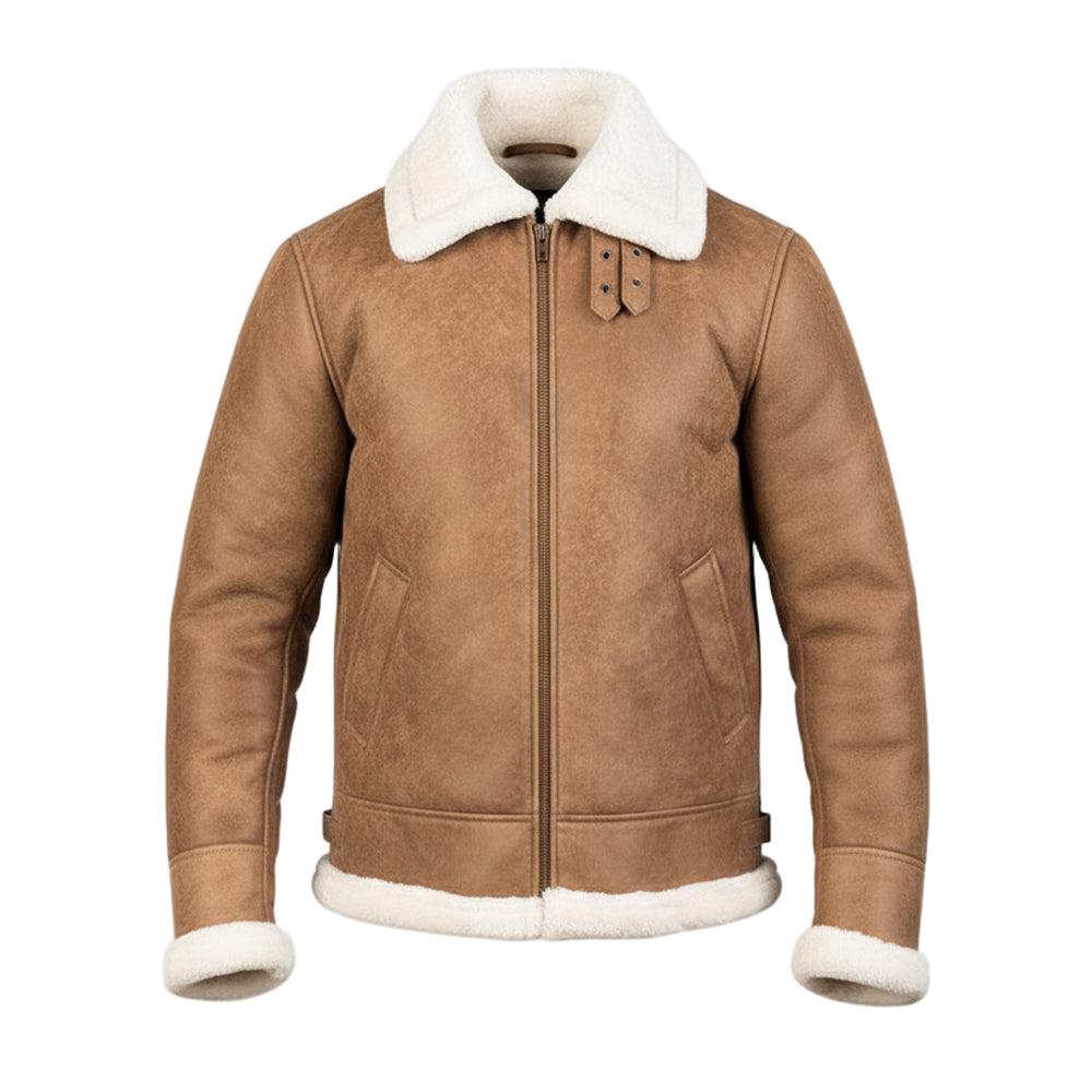 Manteau en fausse fourrure pour homme