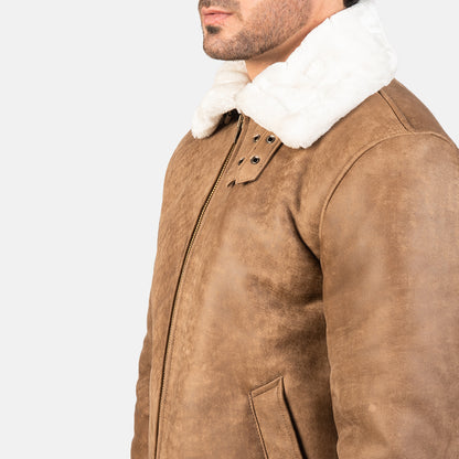 Mens Faux Shearling Coat