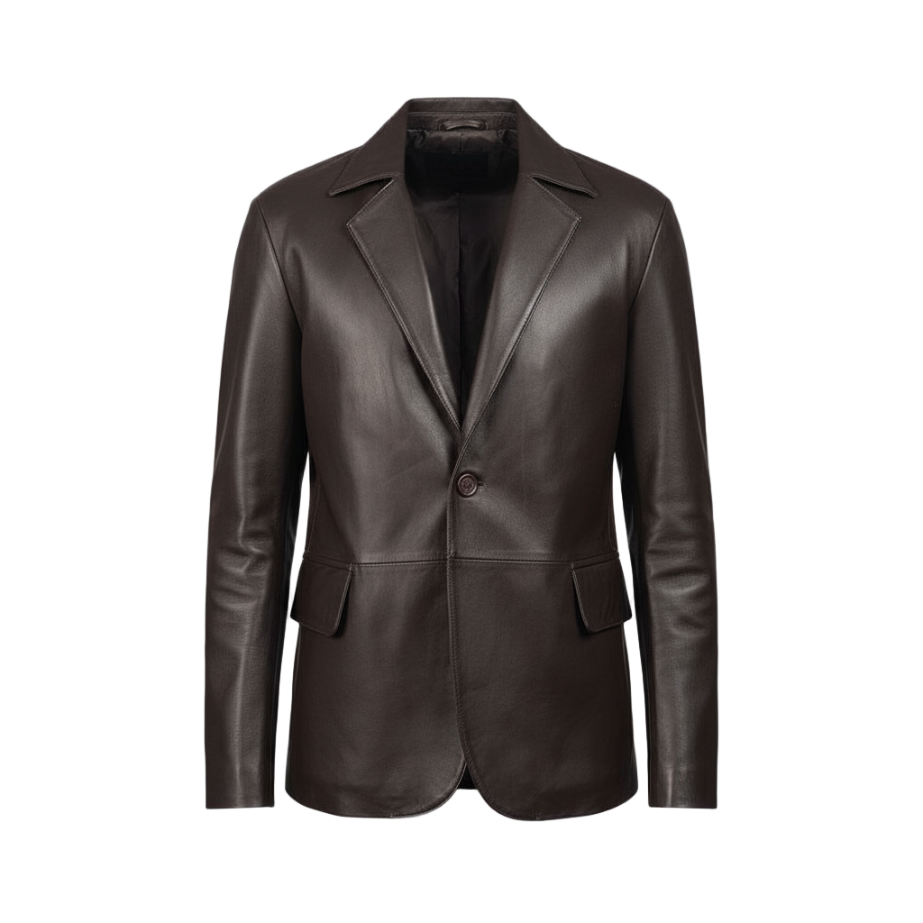 mens leather dress jacket Suit Jacket, Perfect Fit and Customization Options Brown / Leather / S Color_Espresso Size:Medium (Sizes 8-10) offering a refined and Printed 100% Cotton Lawn