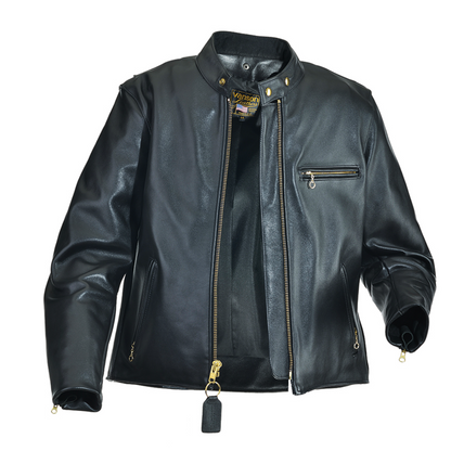 Model Ar Rayon Motorcycle Leather Jacket-1