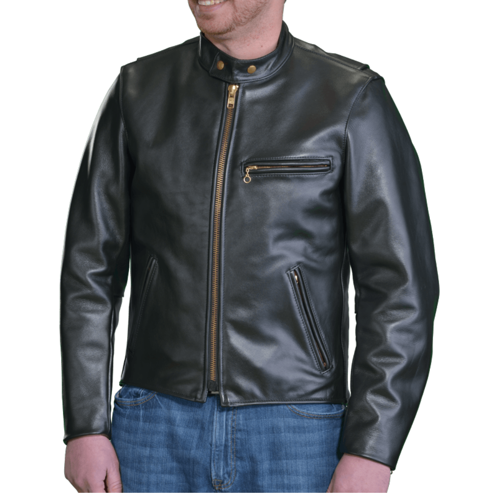 Model Ar Rayon Motorcycle Leather Jacket-2