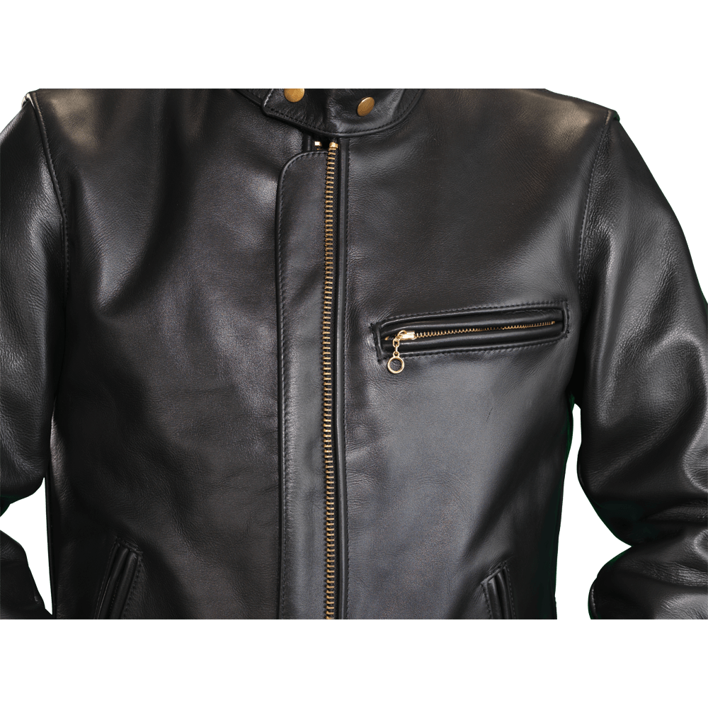 Model Ar Rayon Motorcycle Leather Jacket-3