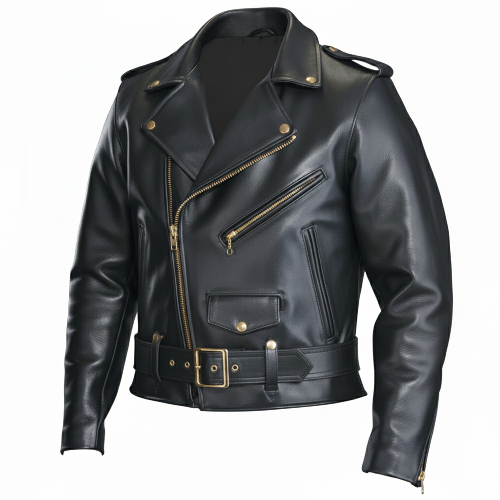 Model C2 Brando Style Biker Jacket Customizations and Fitting Shop Now ...