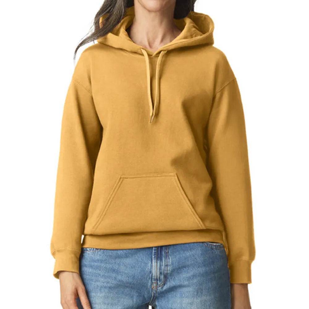 Women Mustard Pullover Hoodie - CoreFlexInd
