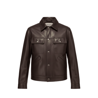 Oversized_Brown_Leather_Shirt-Coreflexind