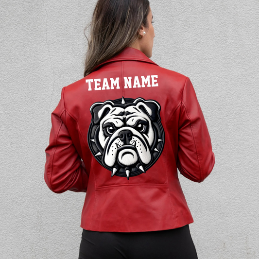 Personalized Game Day Leather Jacket