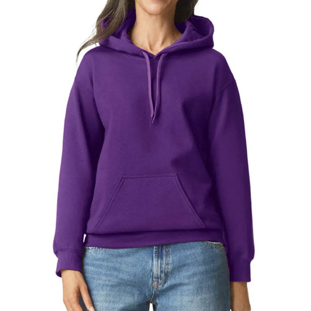 Women Purple Pullover Hoodie - CoreFlexInd