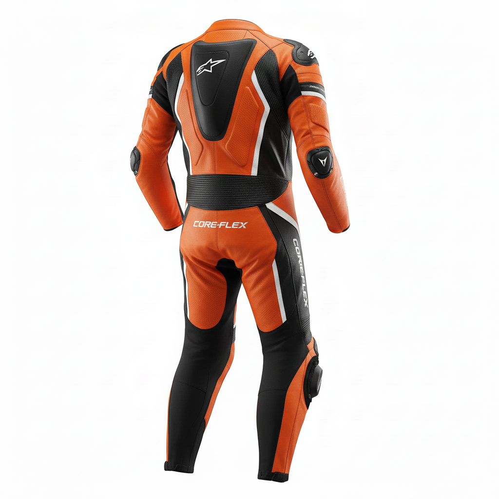 Race Derived Full-leather Combi Suit For Sport Street Riders - CoreFlexInd