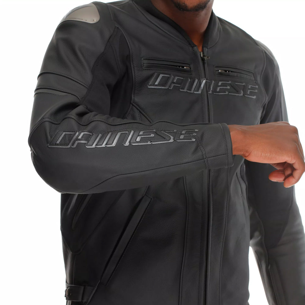 Racing 5 Men's Leather Motorcycle Jacket – Sport Riding Gear