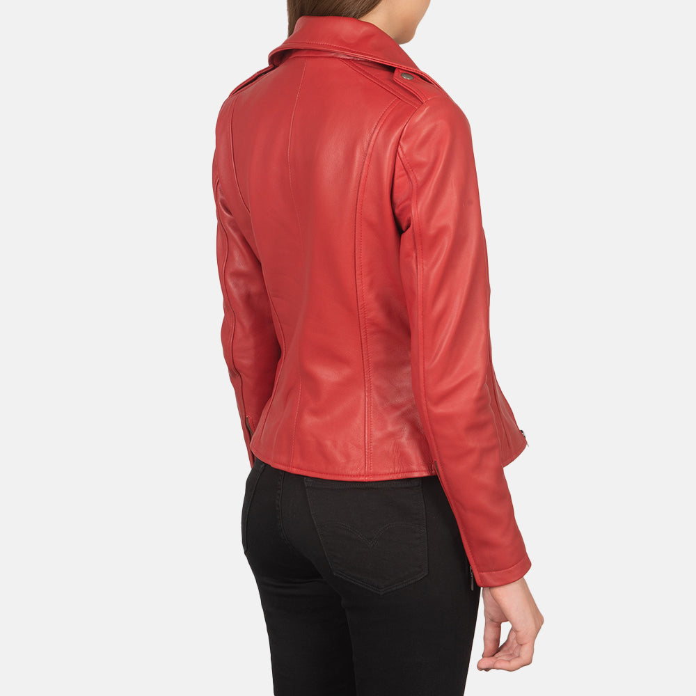 Red Bomber Jacket Women