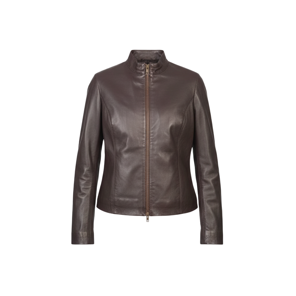 Rumella_Maroon_Leather_Biker_Jacket-Coreflexind