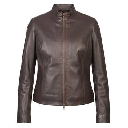 Rumella Kastanienbrong Lieder Bikerjacket 