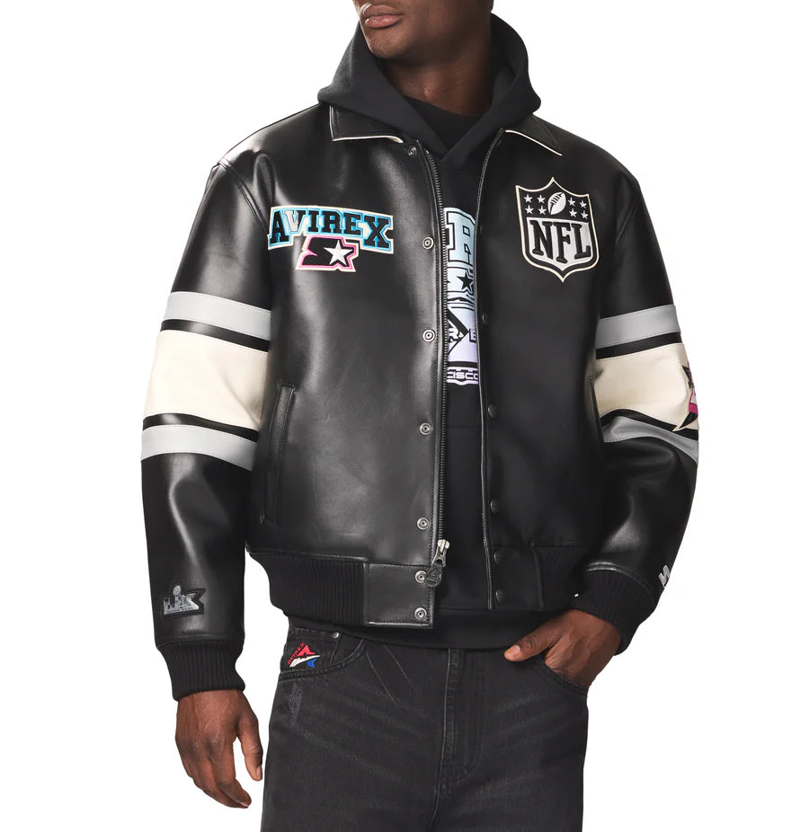 Starter Super Bowl Leather Jacket
