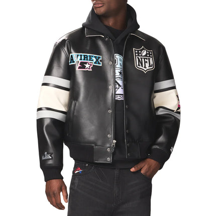 Starter Super Bowl Leather Jacket