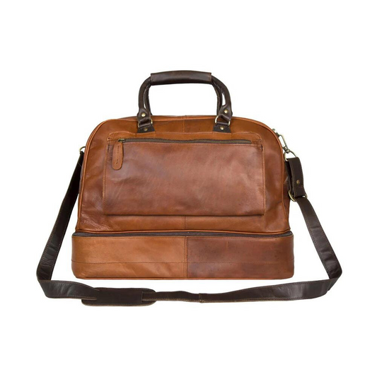 Small Leather Duffle Bag