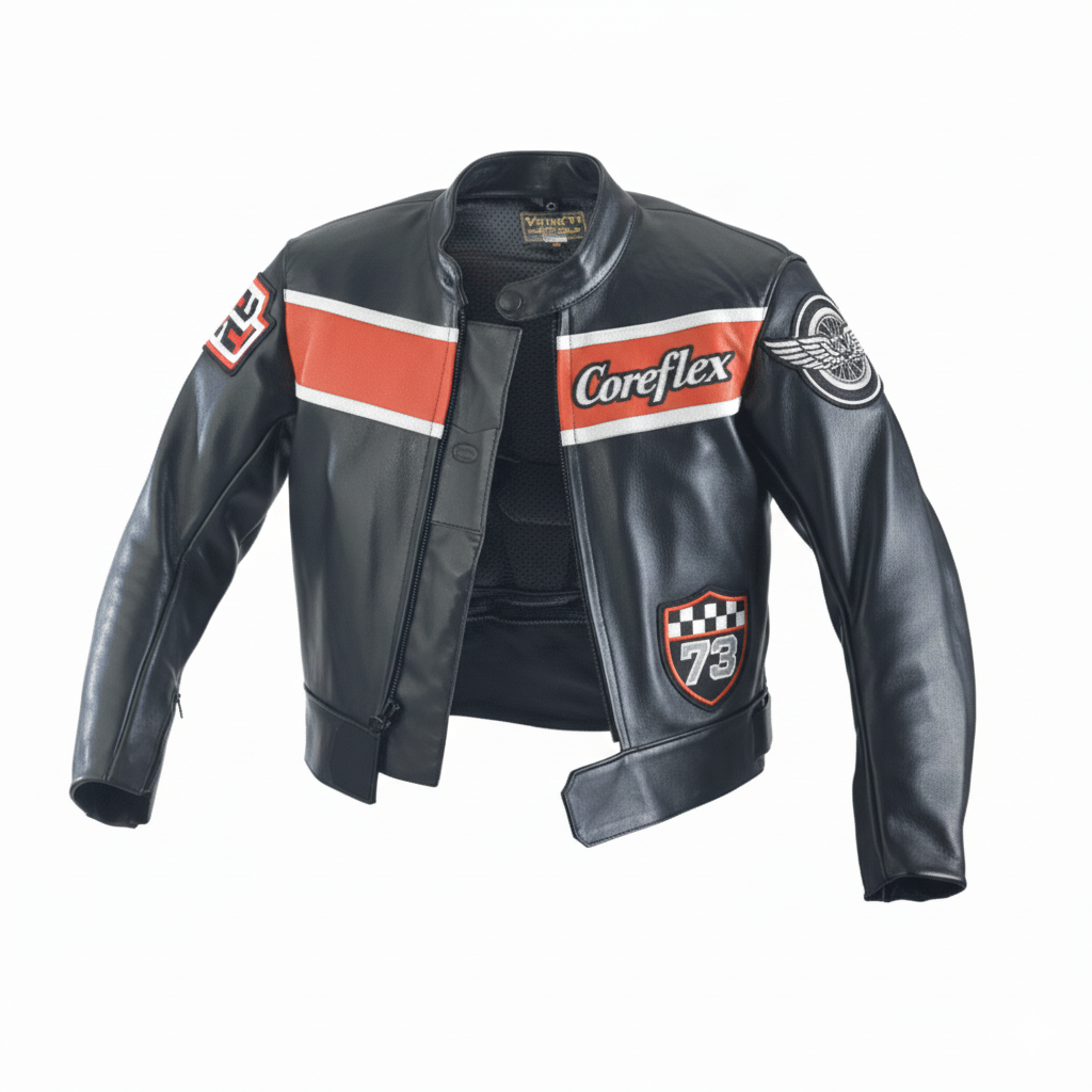 Stallion Sportrider Competition Leather Motorcycle Jacket