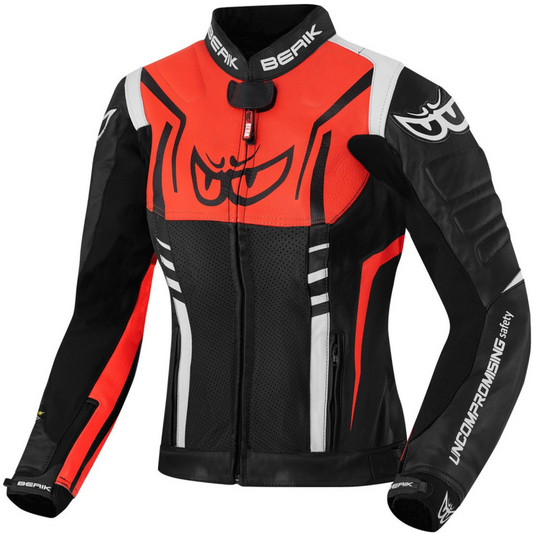 Striper Ladies Motorcycle Leather Jacket-3