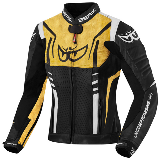 Striper Ladies Motorcycle Leather Jacket