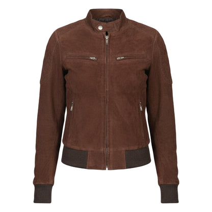 Mokkanahkainen bombertakki