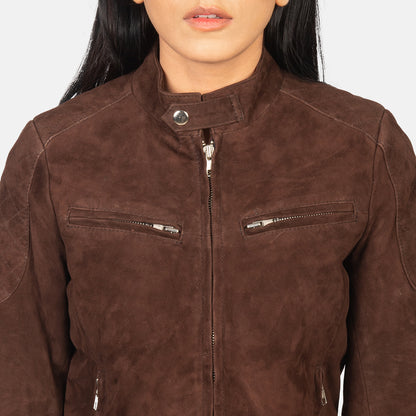 Suede Bomber Jacket