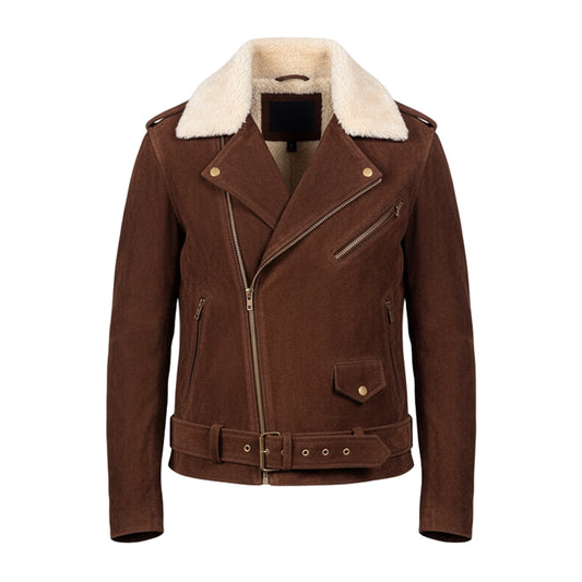 스웨이드 프린지 재킷