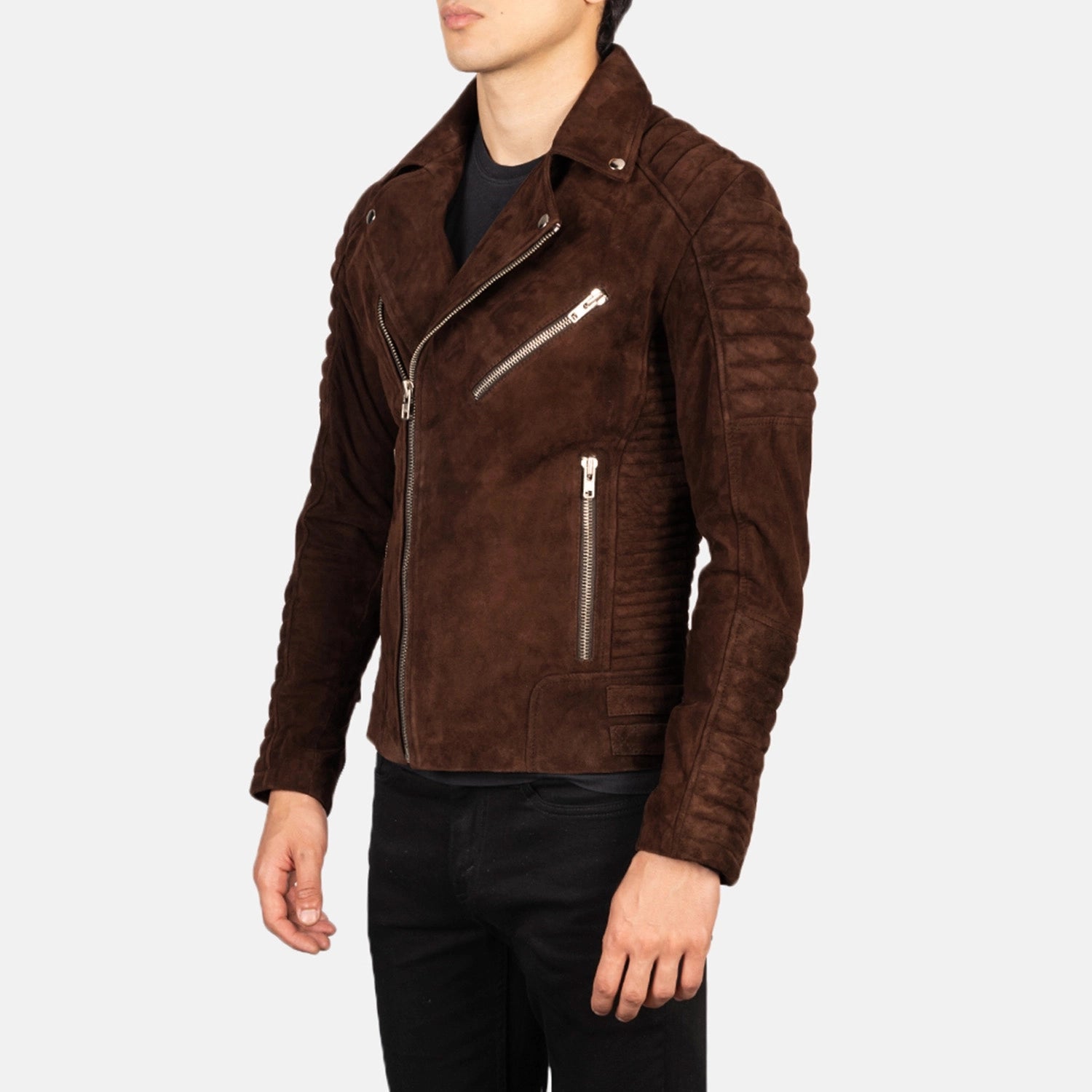 Suede Moto Jacket