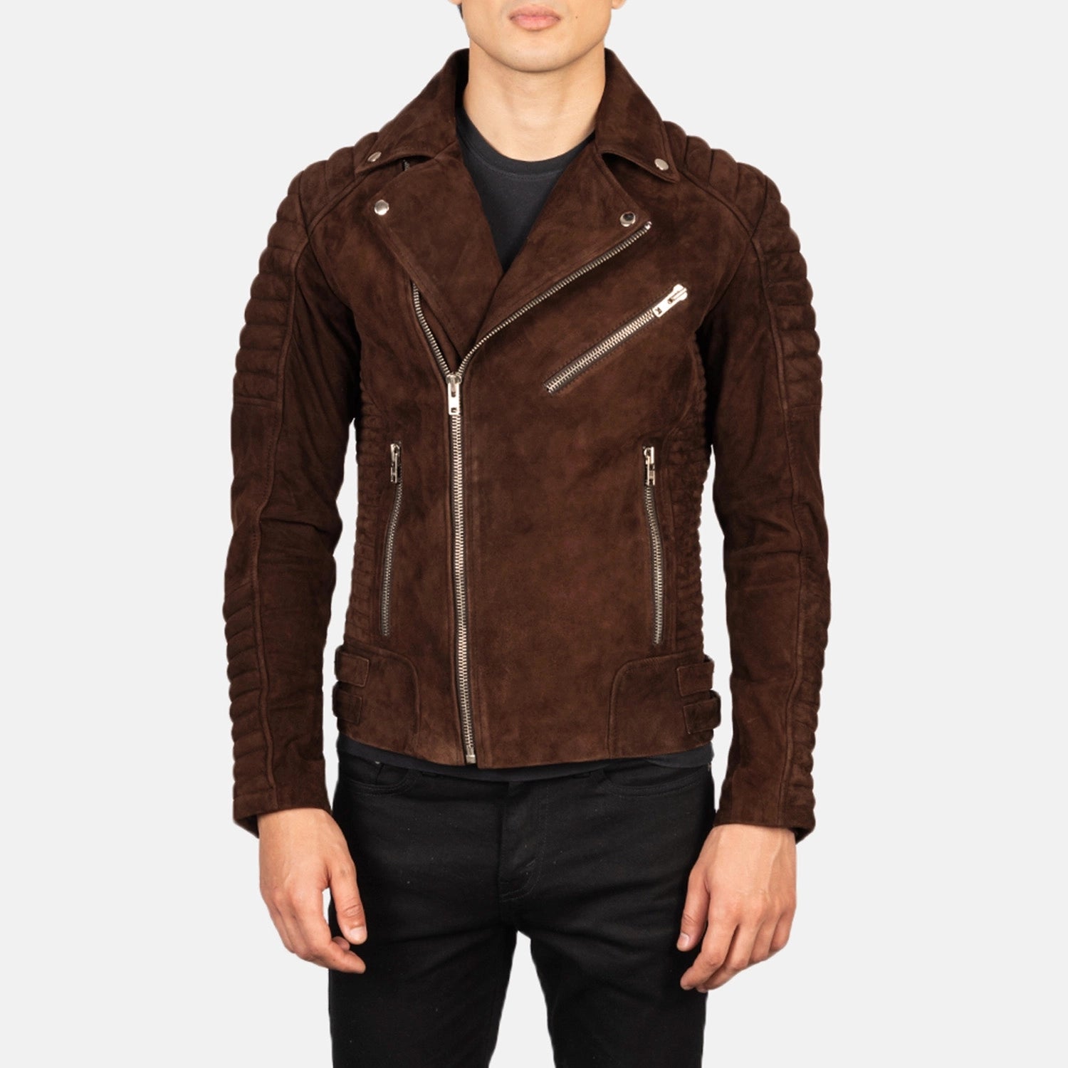 Suede Moto Jacket