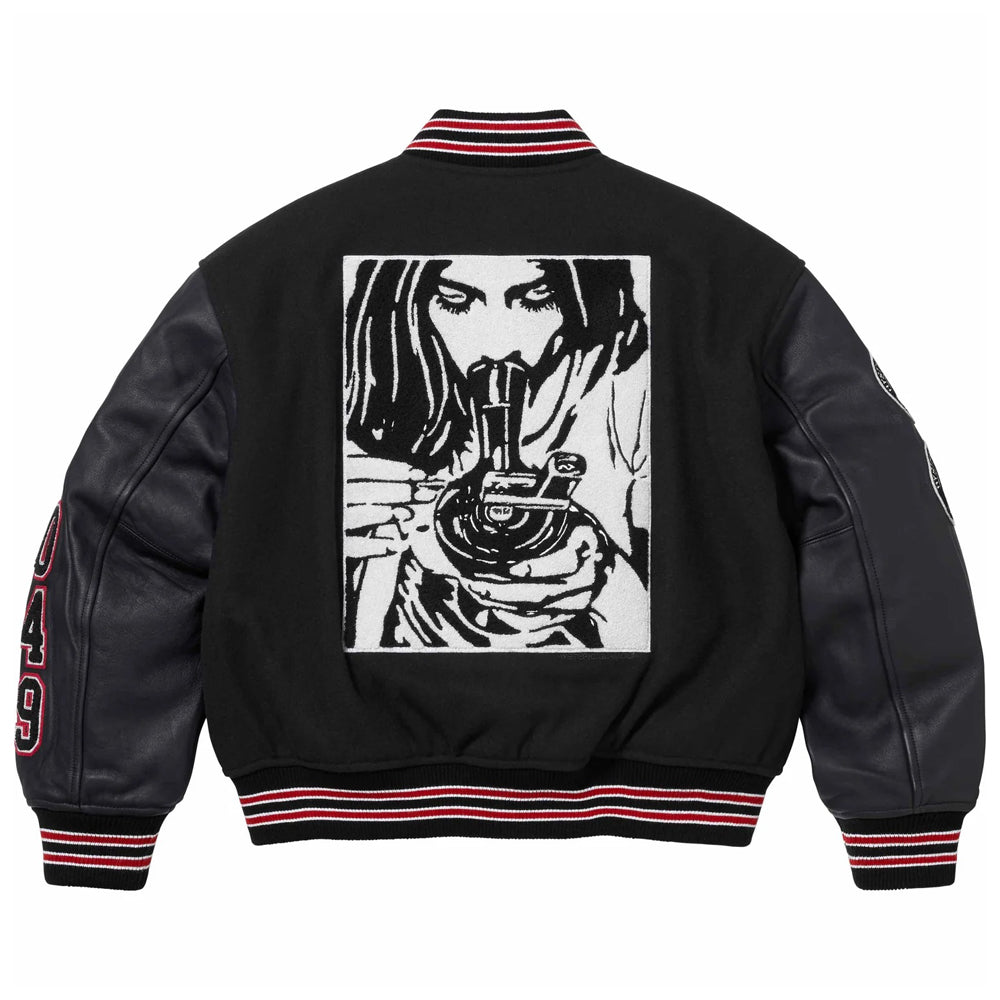 Supreme Hysteric Glamour Varsity Jacket-2