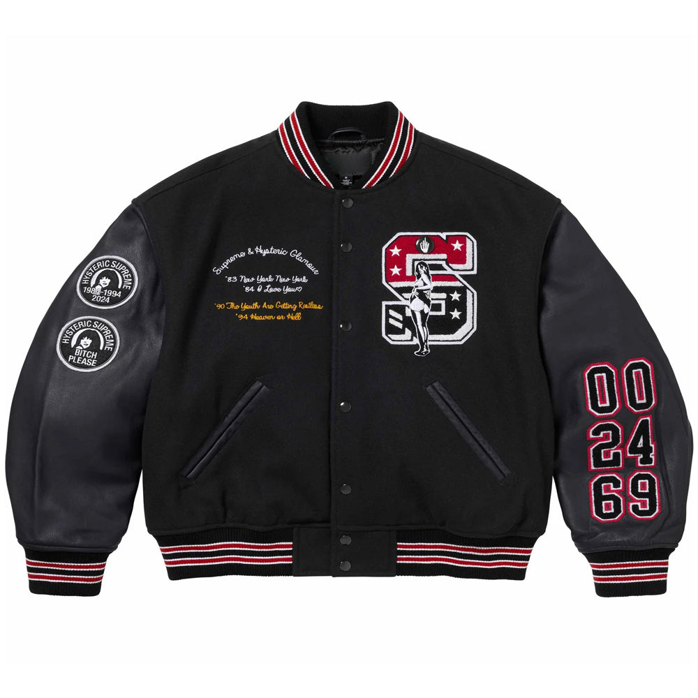 Supreme Hysteric Glamour Varsity Jacket-3