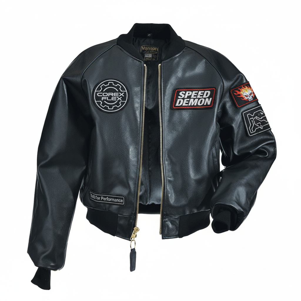 Team Jacket Leather Motorcycle Jacket