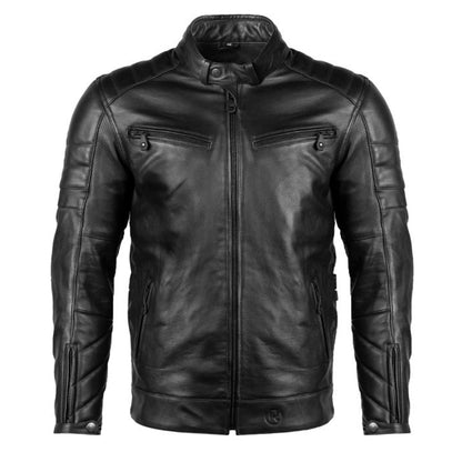 Urban Rider Onyx Leather Jacket - Black-1