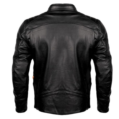 Urban Rider Onyx Leather Jacket - Black-2