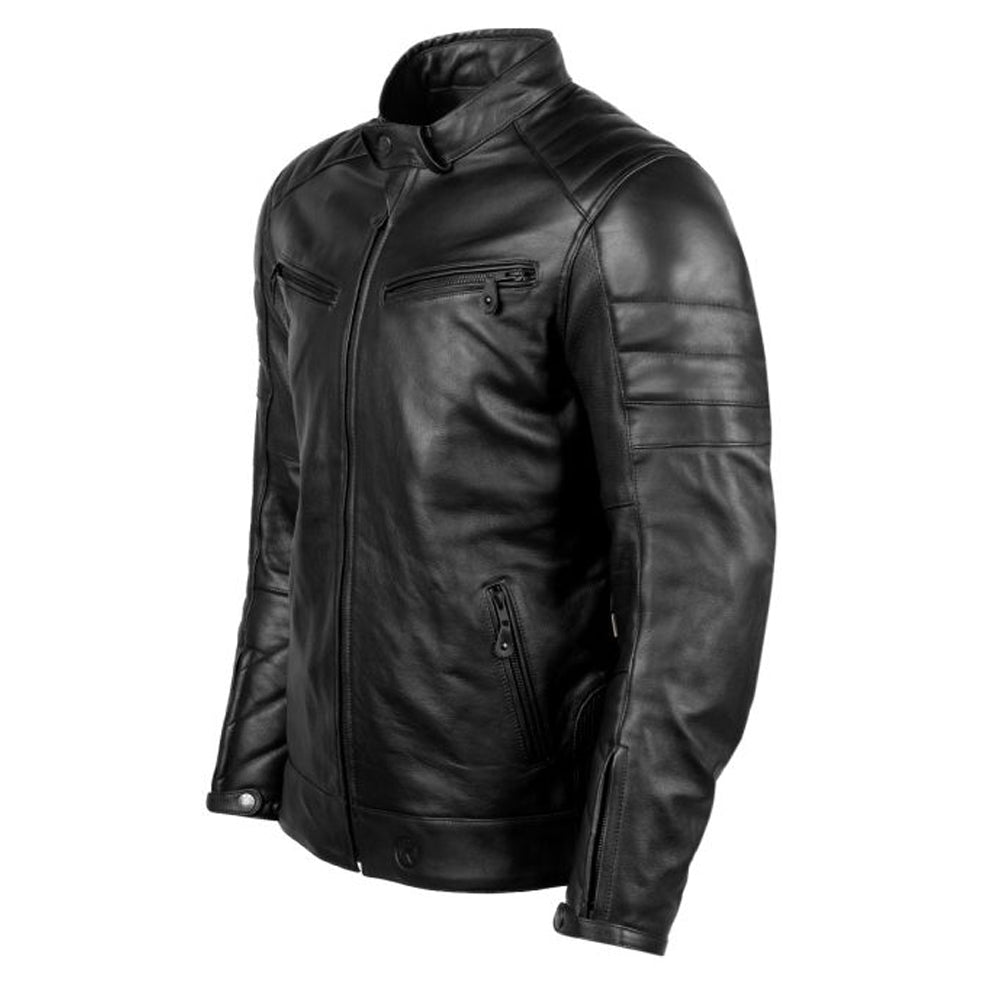 Urban Rider Onyx Leather Jacket - Black-3