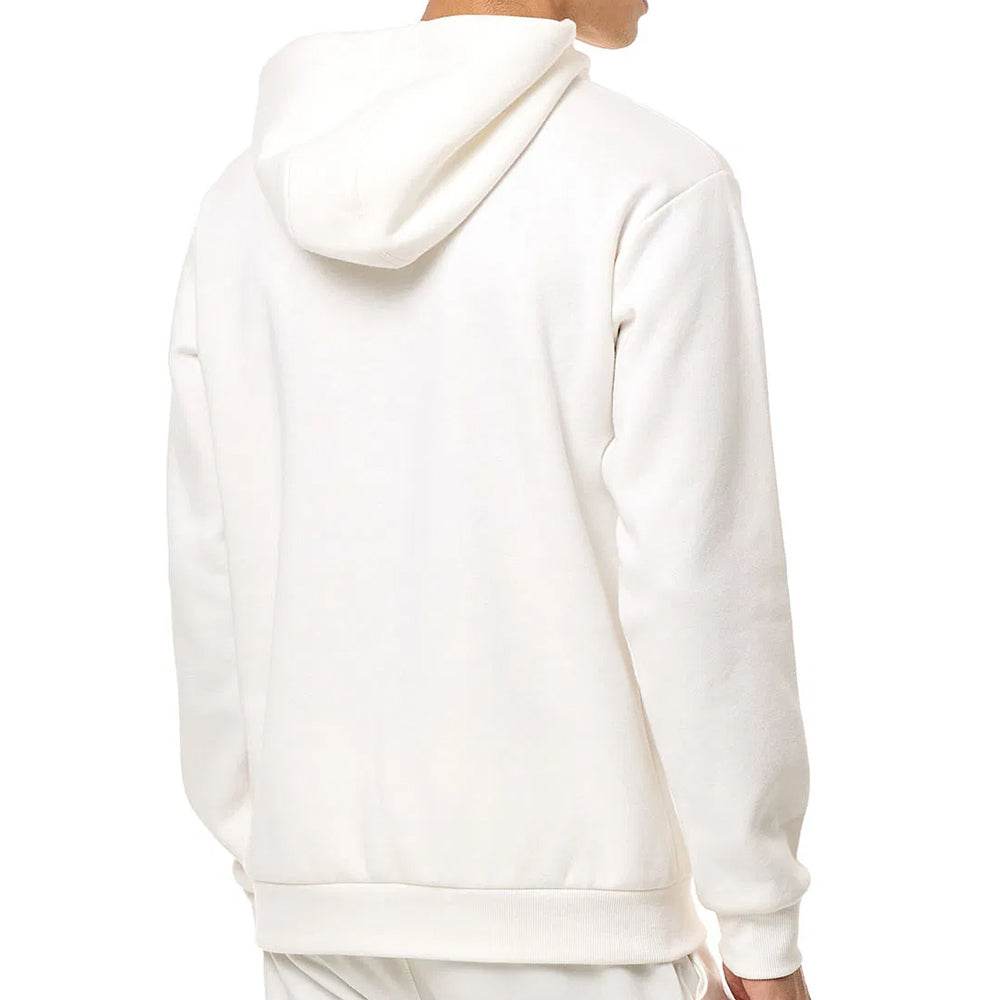 White Print Detail Hoodie - CoreFlexInd